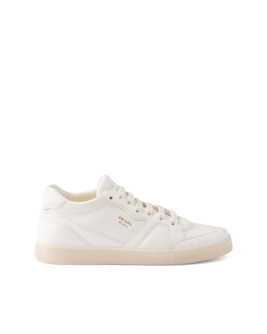 Prada White Neutrals Trainers