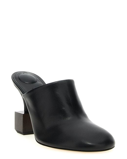 Jacquemus Black Heeled Mules