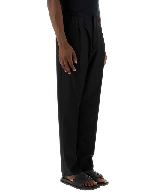 Fendi Black Wool Pant for men