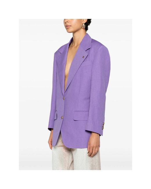 Versace Purple Jackets
