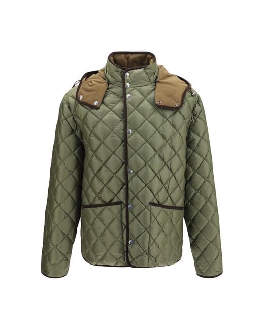 Moncler Green Reversible Venserre Down Jacket for men