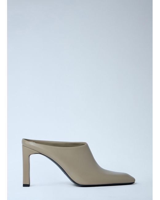Totême Gray Bar Mules