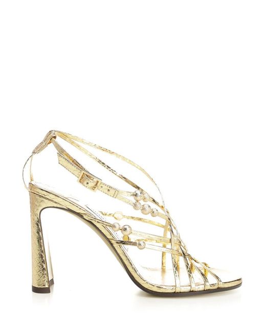 Jimmy Choo White "Felice" Sandal