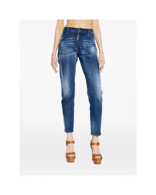 DSquared² Blue Trousers for men