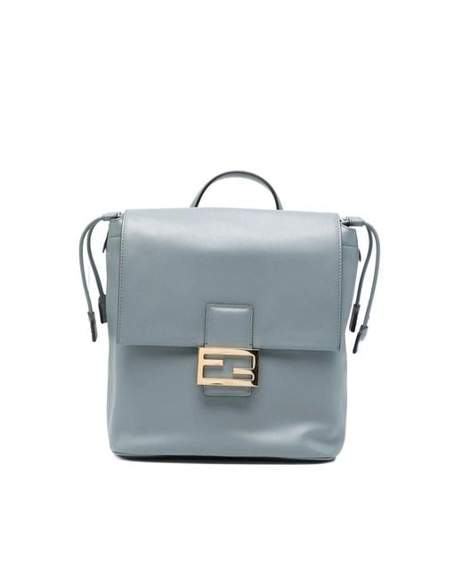 Fendi Blue Backpacks