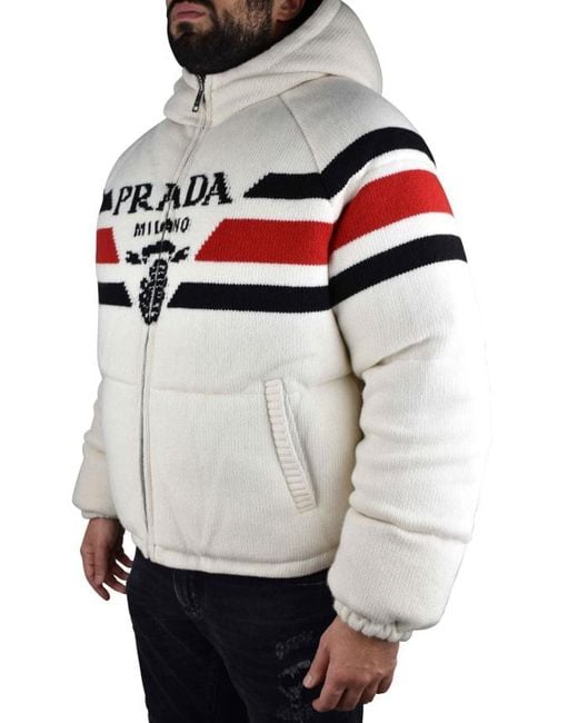 Prada Multicolor Down Jacket for men