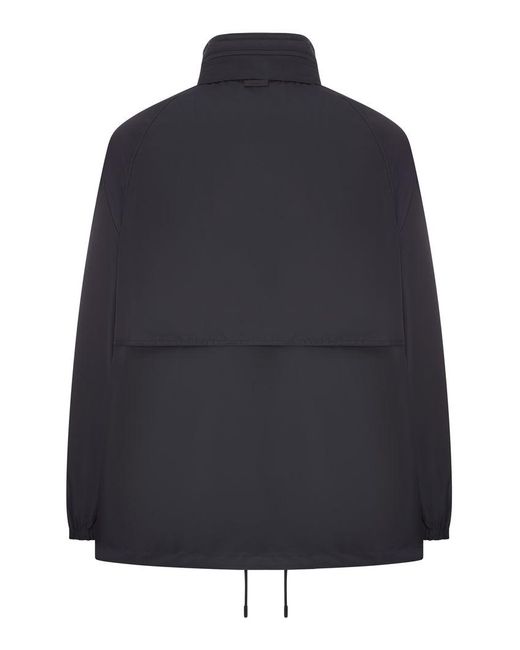 Saint Laurent Blue Technical Fabric Wind Jacket for men
