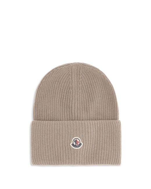 Moncler Natural Beanie Hat