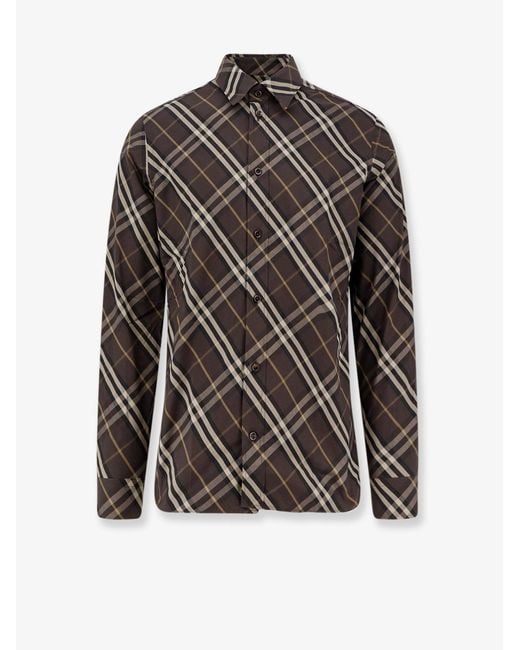 Burberry Black Robert Organic Cotton Shirt for men