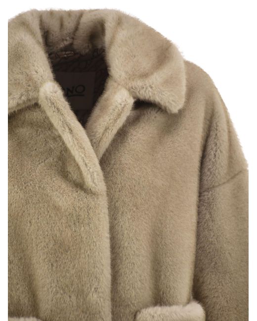 Herno Natural Faux-Fur Effect Jacket