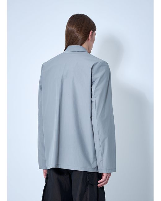 Rier Blue Shirt Jacket for men