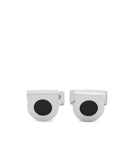 Ferragamo Metallic Cufflinks for men