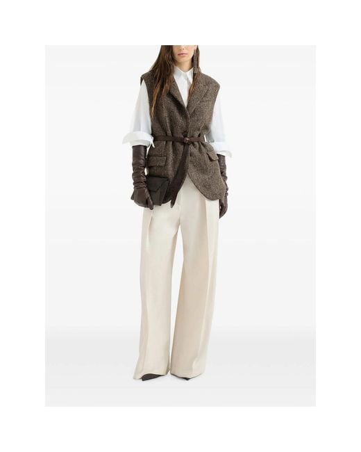 Brunello Cucinelli Brown Jackets