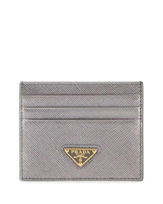 Prada Gray Wallets