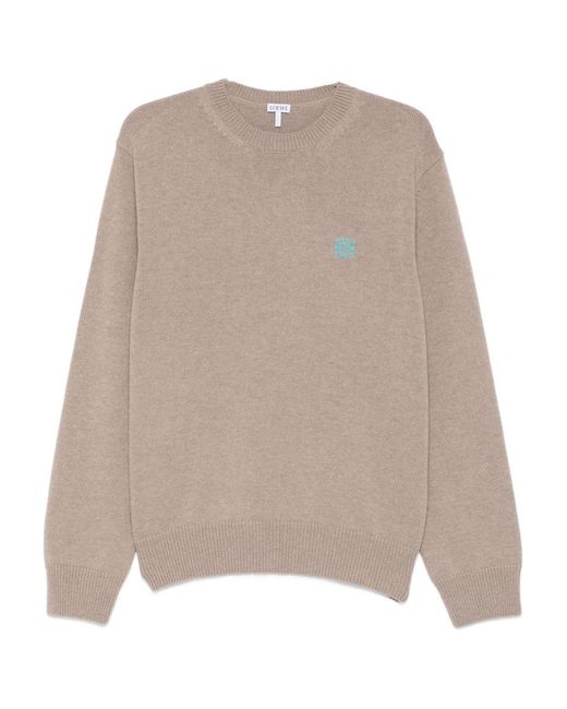 Loewe Natural Anagram Wool Sweater for men