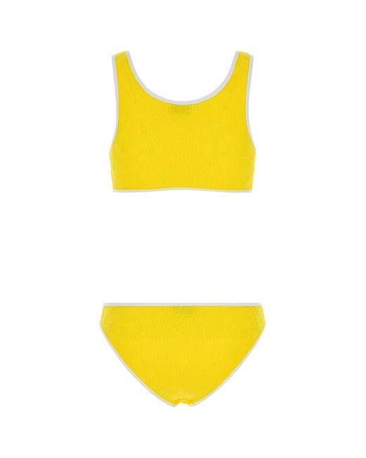 Gucci Yellow Swimsuits