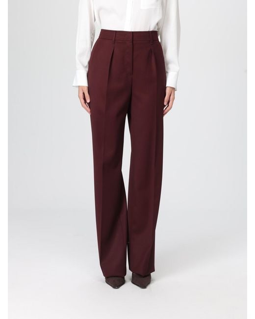 Max Mara Red Trousers