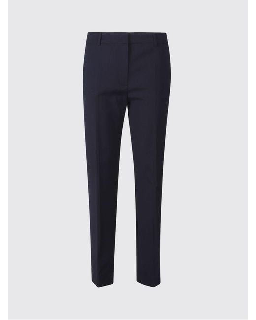 Weekend by Maxmara Blue Classic Virgin Wool Pants