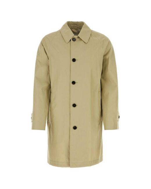 Burberry Cappotto in Natural for Men Lyst