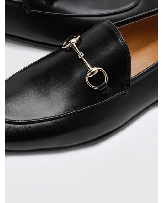 Gucci White Jordaan Leather Loafer