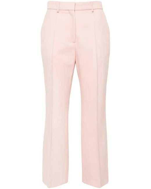 Lanvin Pink Textured Trousers