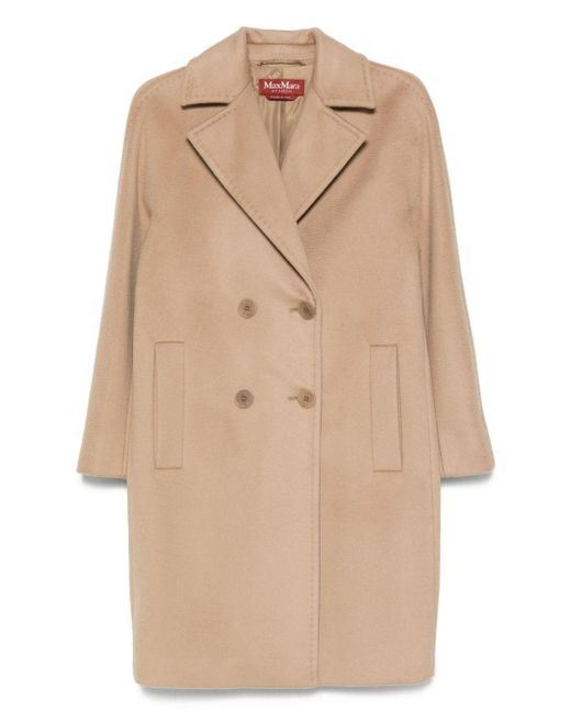 Max Mara Women's Natural Wool Coat