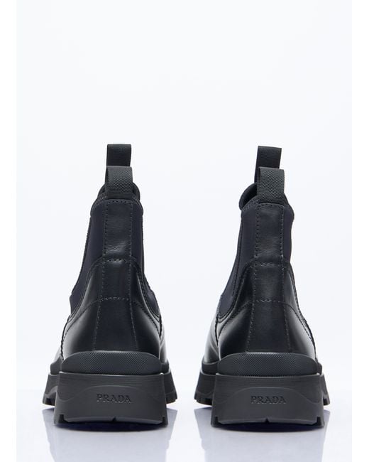 Prada Black Blixxen Boots for men