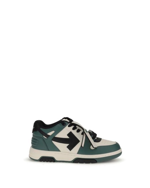 Off-White c/o Virgil Abloh Green Out Of Office Sneakers for men