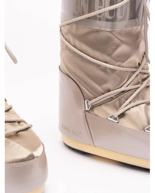 Moon Boot Natural 'Icon Glance' Boots
