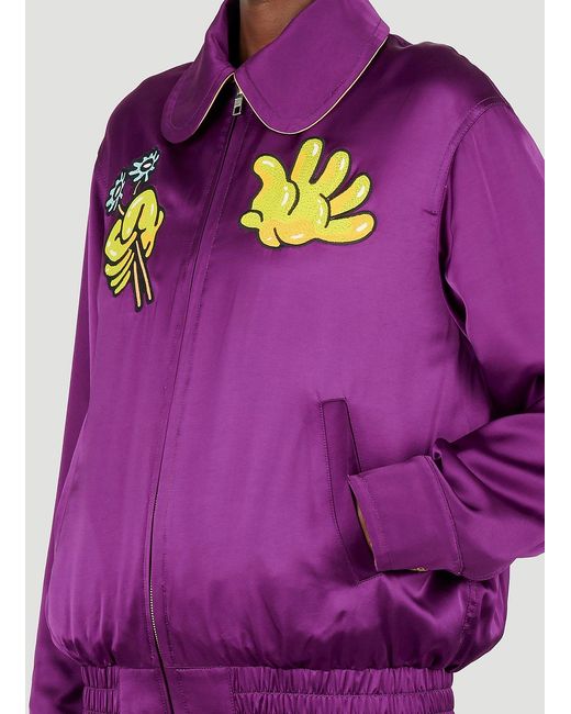 KENZO Purple Boke Boy Reversible Jacket