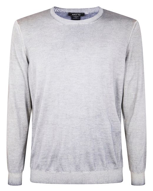 Avant Toi Men's Gray Crewneck Sweater