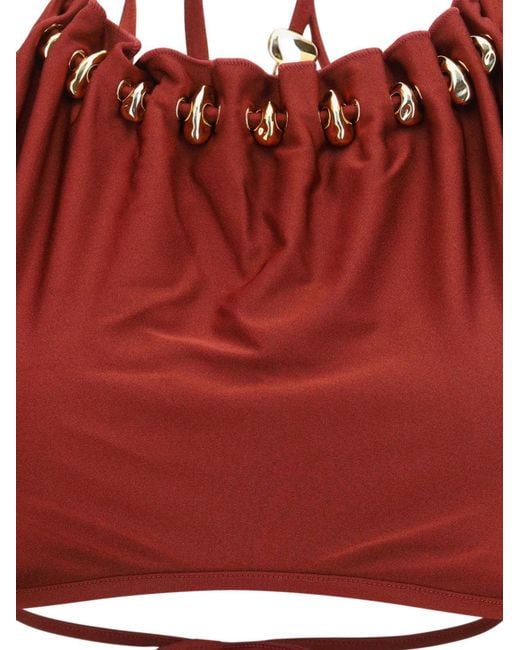 Zimmermann Red Aster Bikini Set