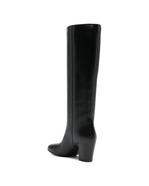 Céline Black Iconic Leather Boots