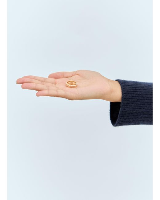 Bottega Veneta Blue Loop Ring