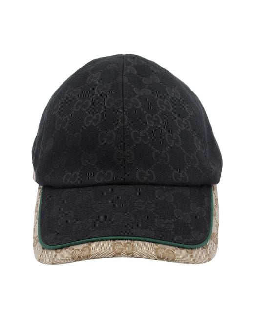 Gucci Black Gg Baseball Cap for men
