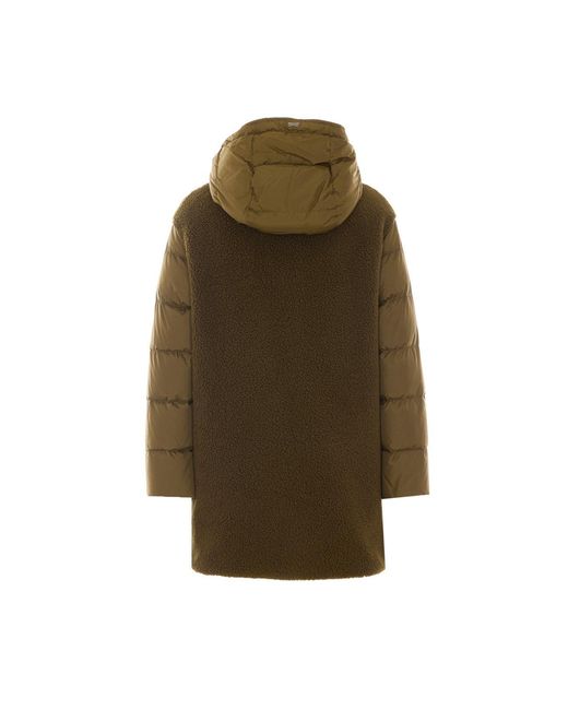 Herno Green Teddy Parka