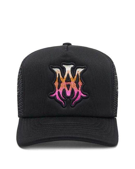 Amiri Black Logo Patch On The Front for men