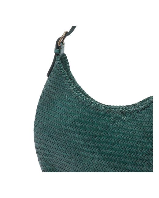 Dragon Diffusion Green Luna Mezza Shoulder Bag