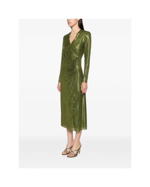 Self-Portrait Green Dresses