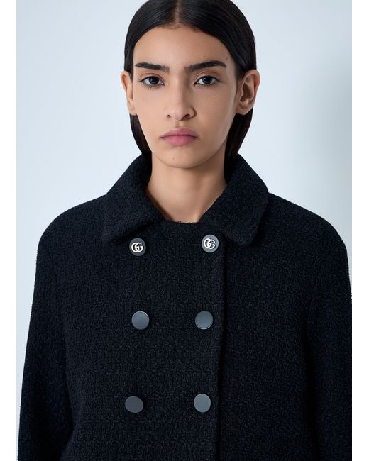 Gucci Blue Wool-Blend Jacket