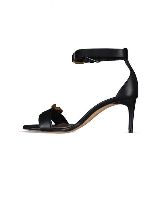 McQueen Black Sandals