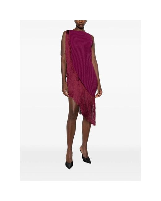 Alaïa Purple Alaïa Dresses