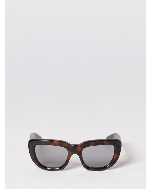 Prada White Tortoiseshell Acetate Teardrop Sunglasses With Polarized Lenses