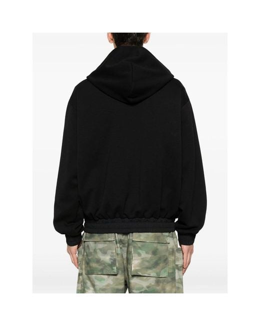 Amiri Black Zip-Throughs for men