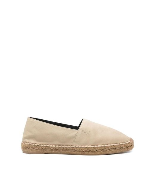 Saint Laurent Natural Neutrals Espadrilles for men