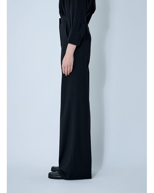 Max Mara Black Tailored Wool Pants
