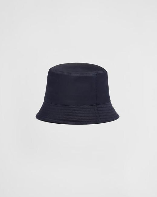 Prada Blue Midnight Re-Nylon Hat for men