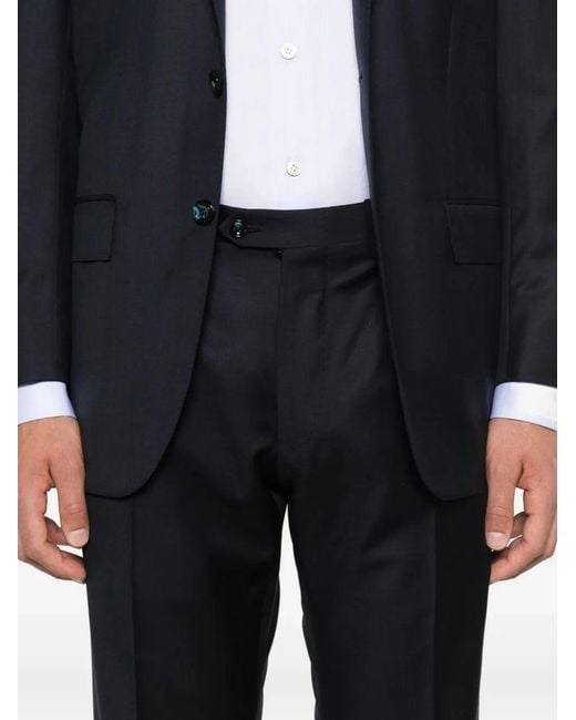 Kiton Blue Single-Breasted Suit for men