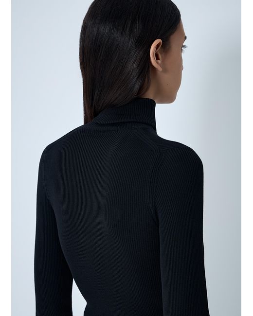 Moncler Blue Wool Sweater