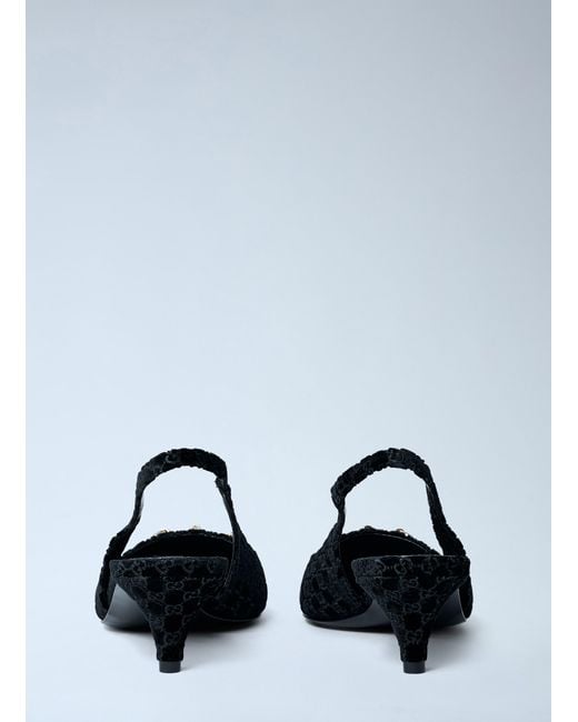 Gucci Black Horsebit Slingback